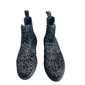 Dr. Martens Flora Animal Print Chelsea Boots oil Acid Petrol Alkali Resistant 7